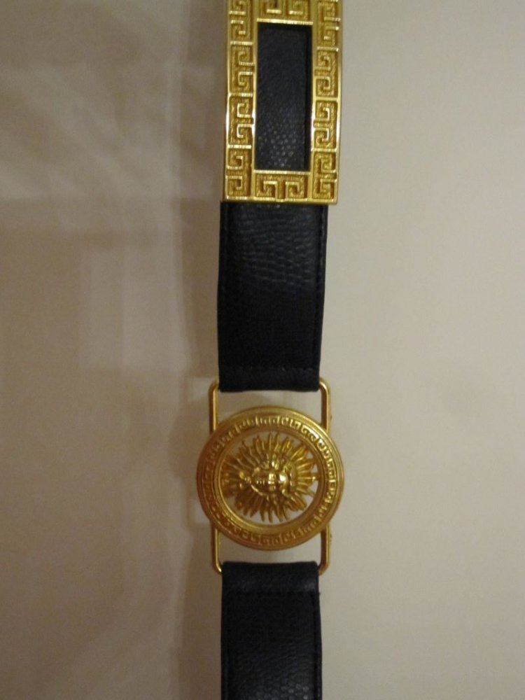 Gürtel blau Gr. 75