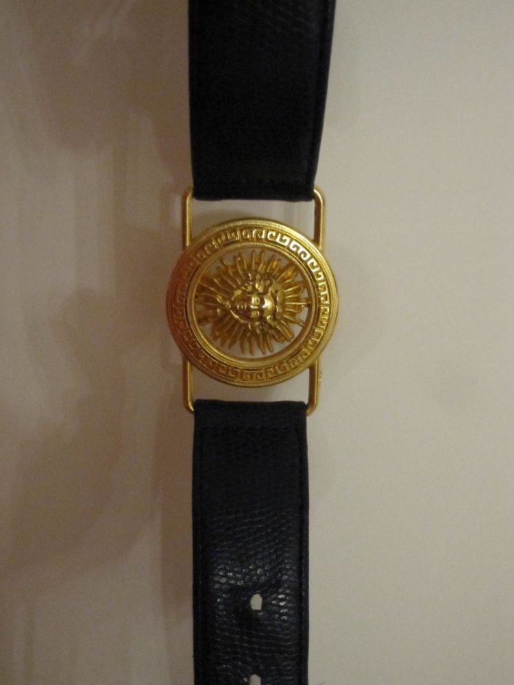 Gürtel blau Gr. 75