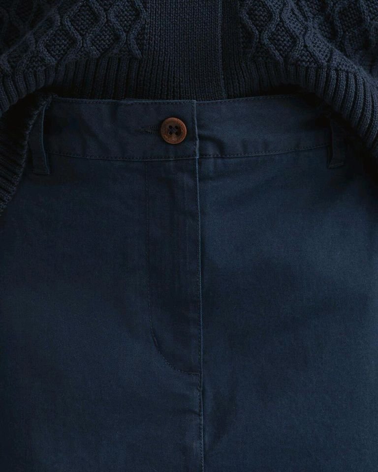 Slim Classic Chino Skirt Marine GANT neu