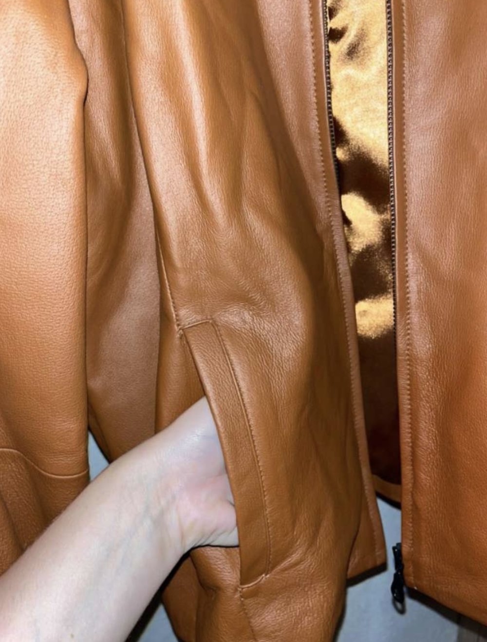 Kunstlederjacke