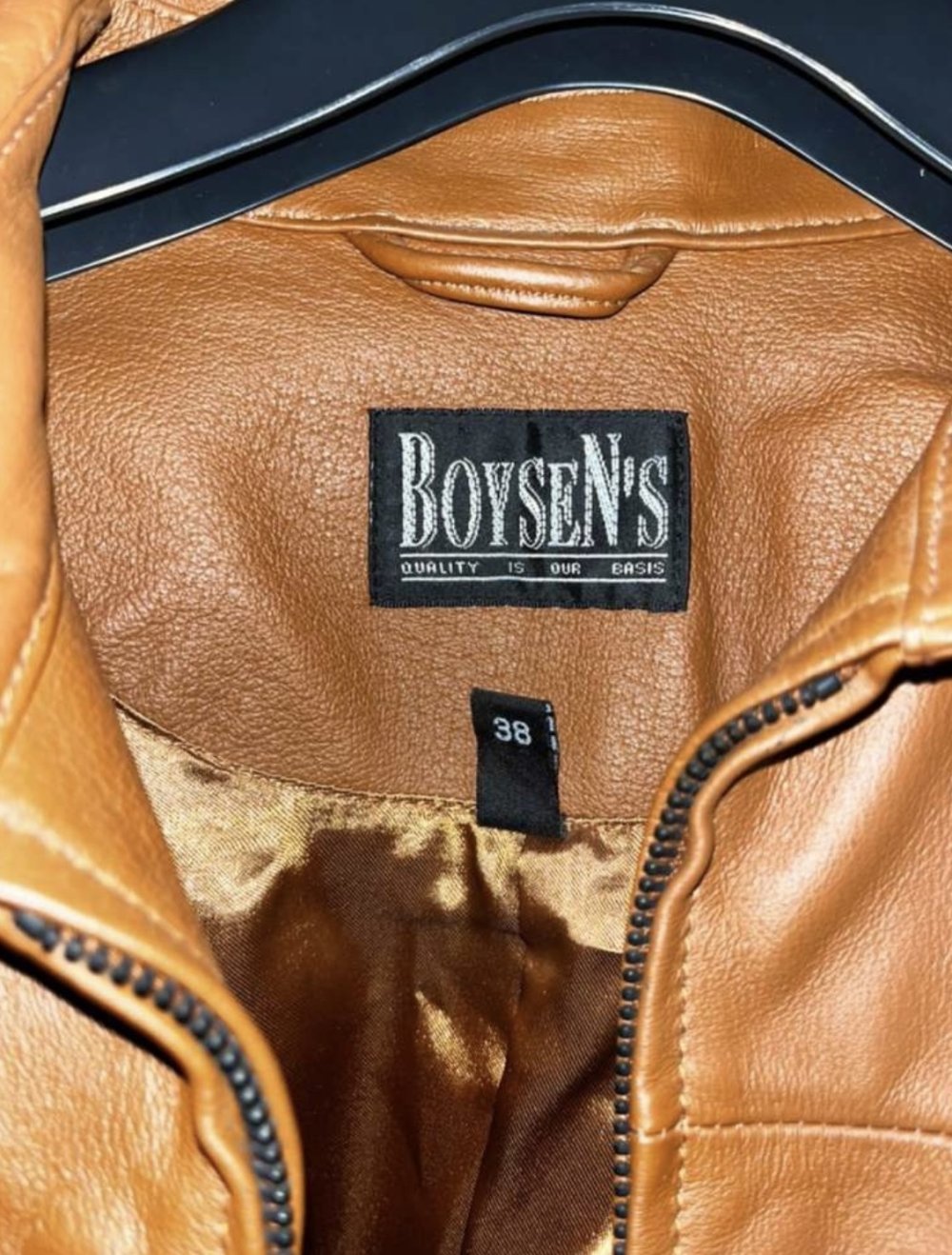 Kunstlederjacke