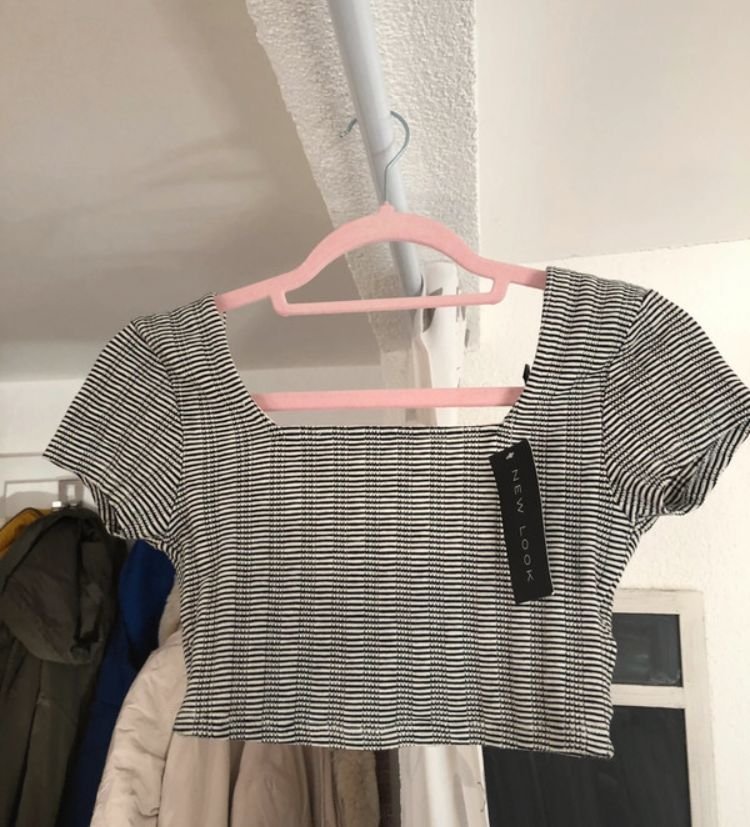 gestreiftes Croptop
