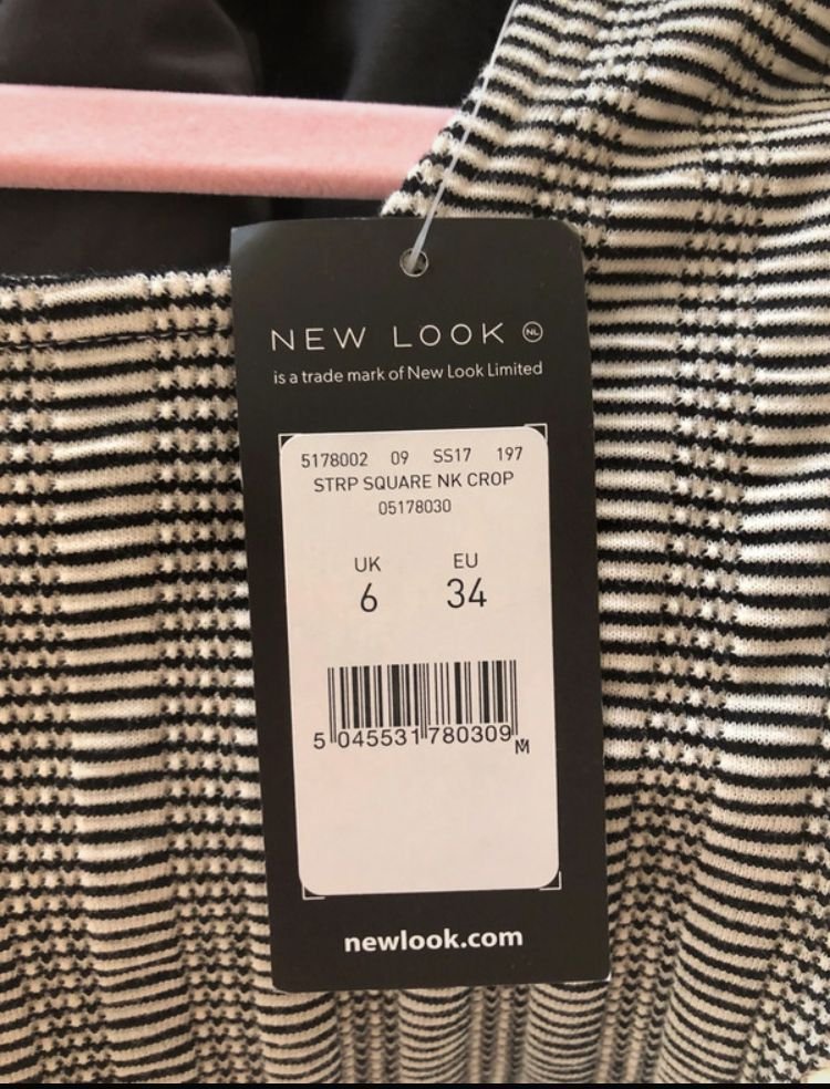 gestreiftes Croptop