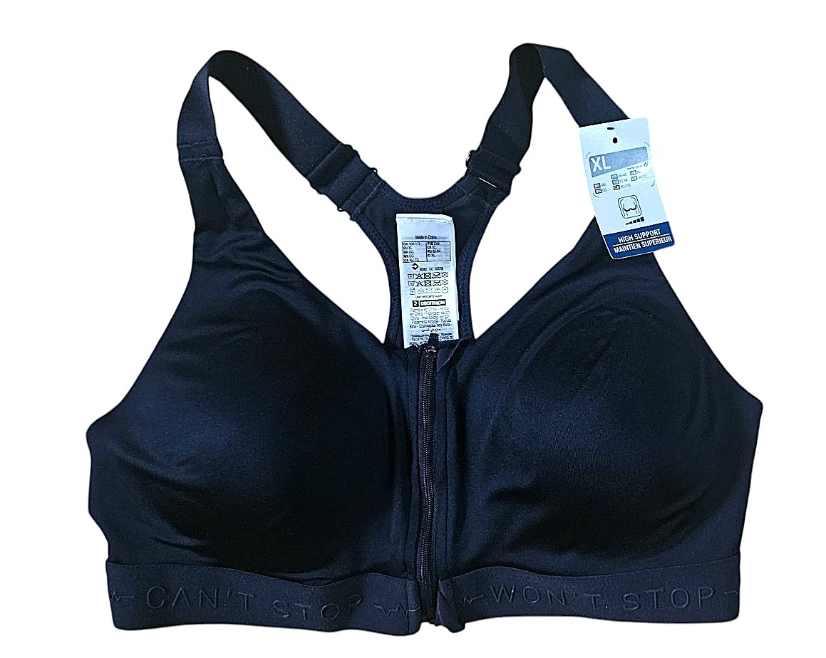 BH Sport-BH von DOMYOS NEU mit Etikett Gr. XL fester Halt dunkel blau