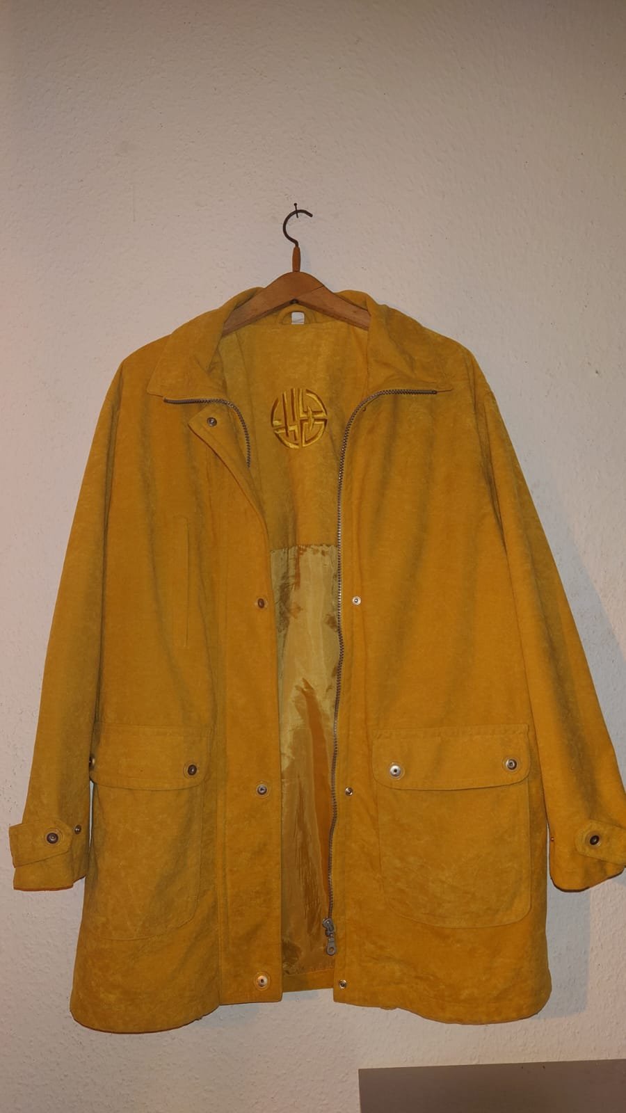 Senffarbene Vintage Jacke 