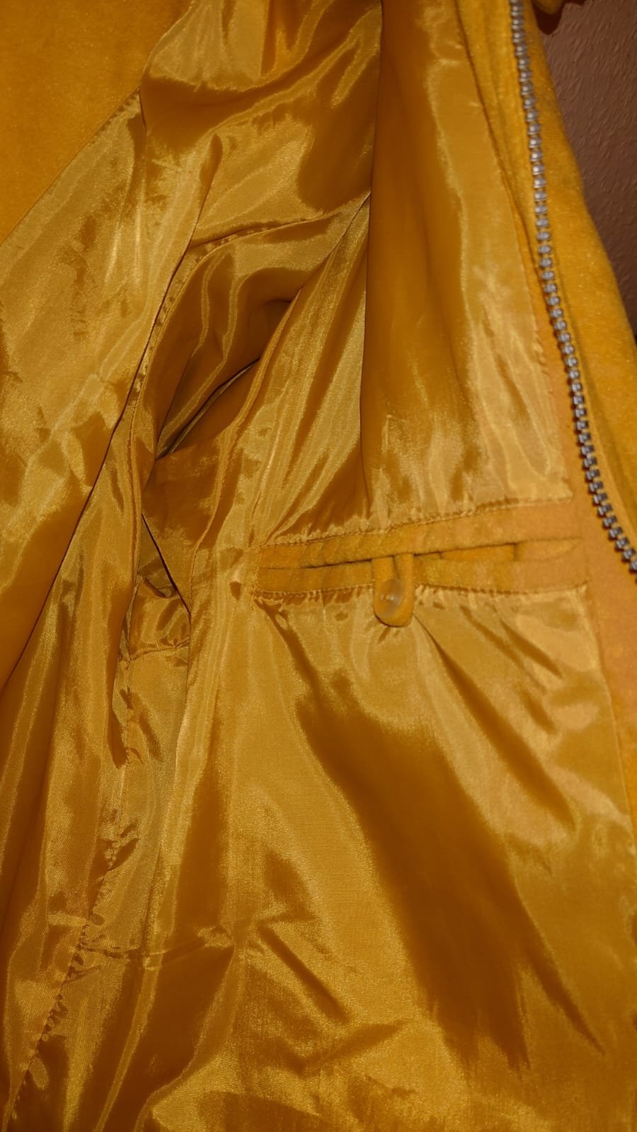 Senffarbene Vintage Jacke 