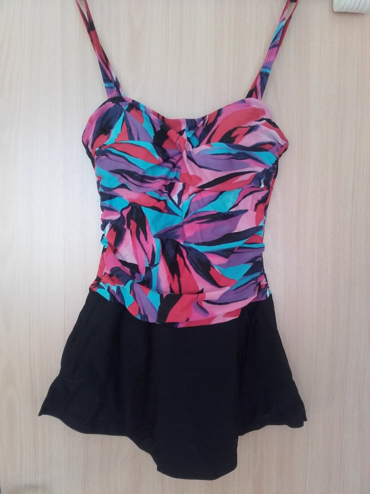Badekleid schwarz/bunt von bpc selection