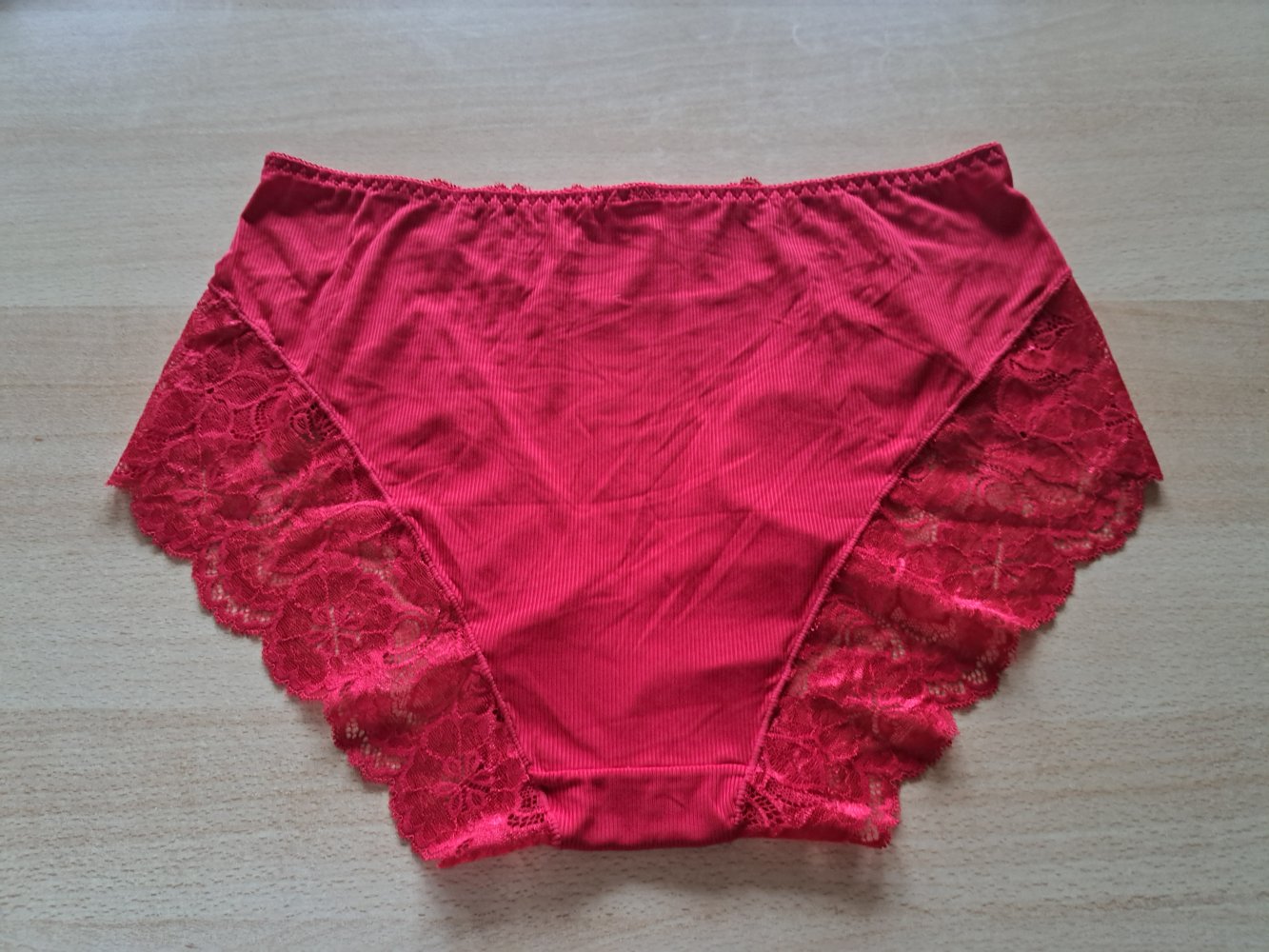 Damen Nylon Slip mit Spitze, Gr. 3XL, Neu mit Etikett, Elasthan 