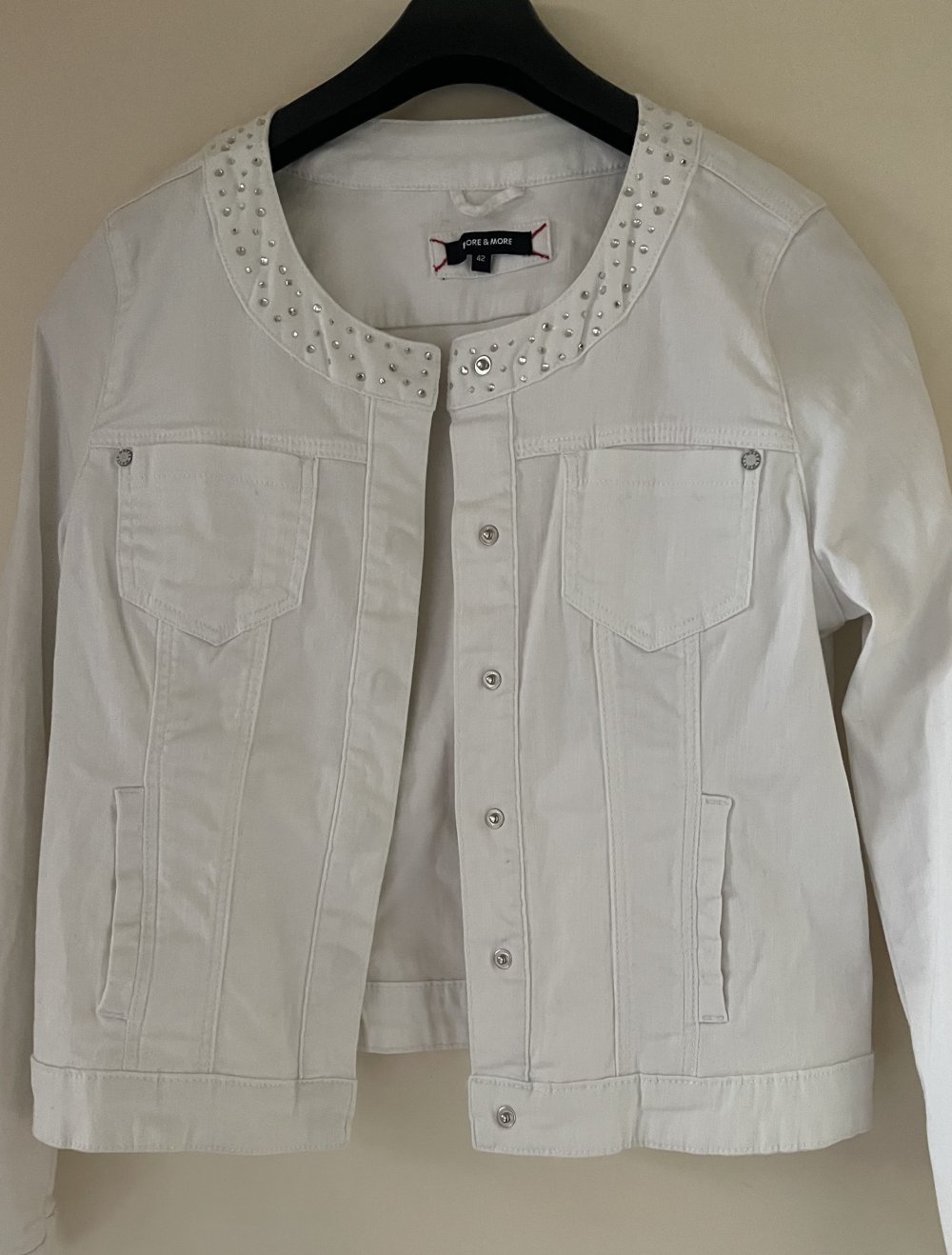 Jeansjacke weiß Damen