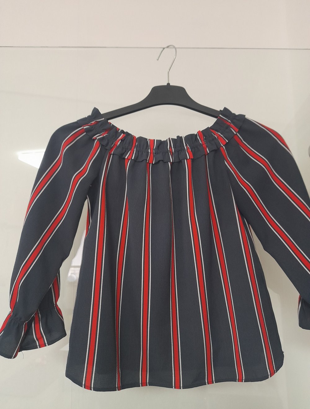 moderne, gestreifte Bluse ♡