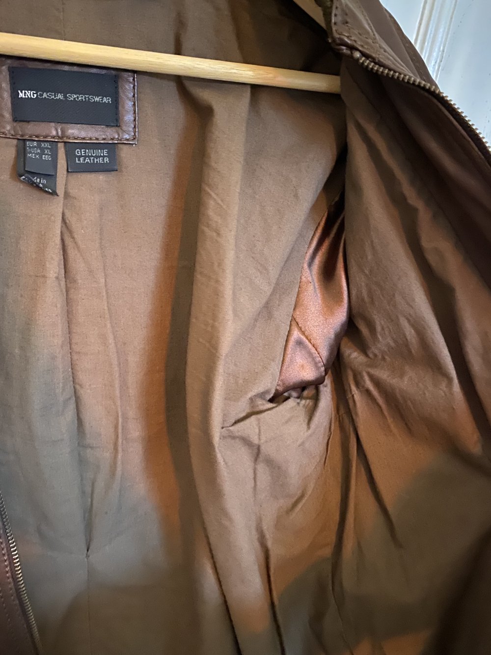 Echtlederjacke aus tollem, weichen Rindsleder