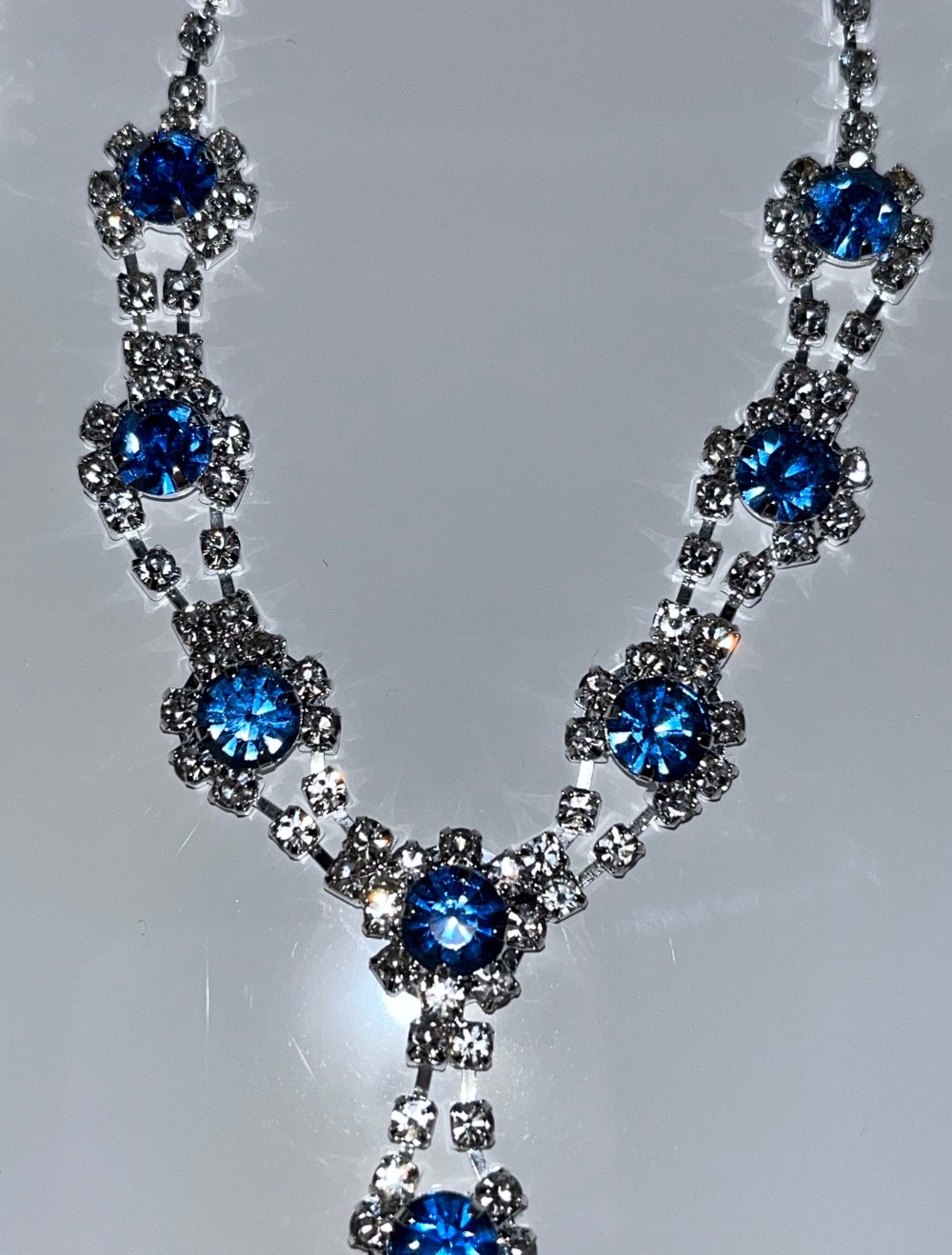 Himmelblauer Schmuckset