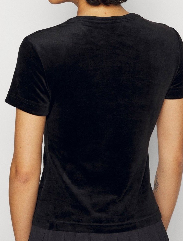 Juicy Couture samt t-shirt in schwarz