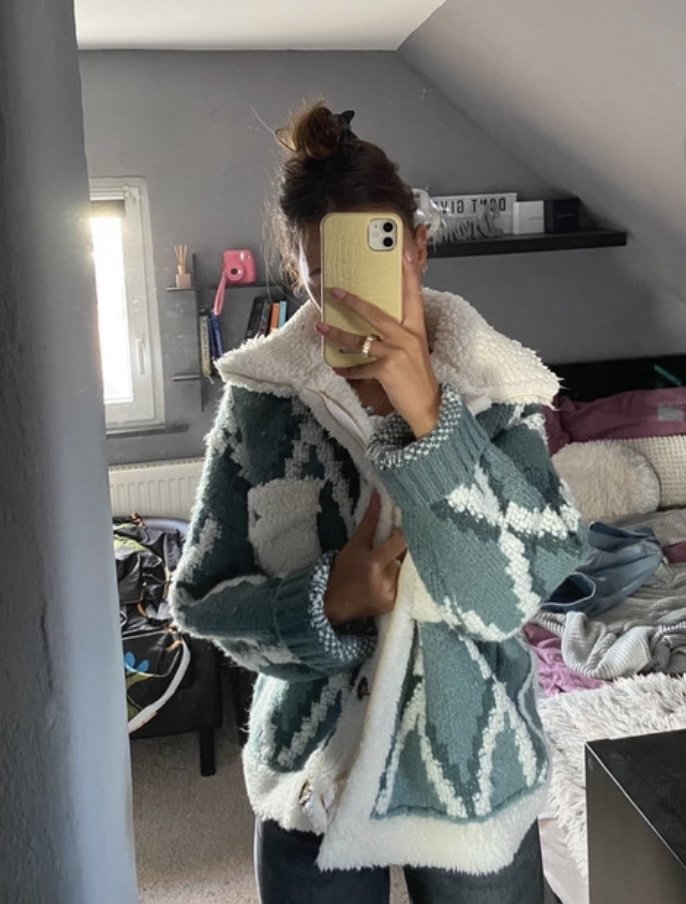 Felljacke von Bershka