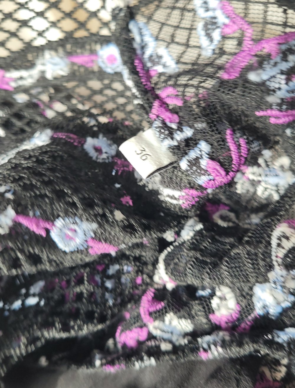 Sandro kleid Minikleid spitzenkleid s muster