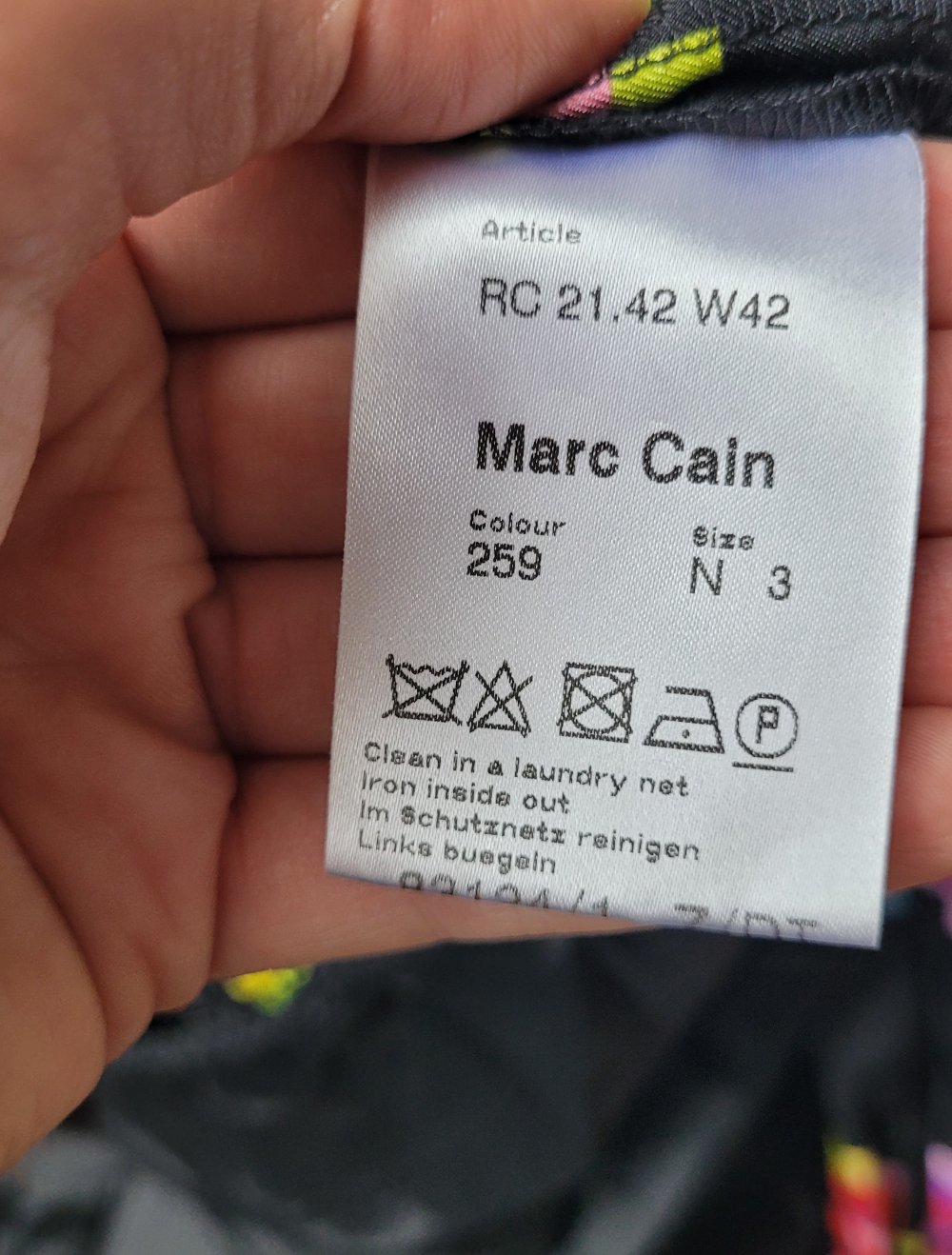 Marc Cain kleid M größe 3 blumenmuster
