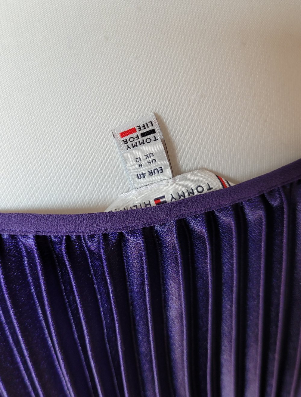 Tommy hilfiger kleid maxikleid plissee L 40