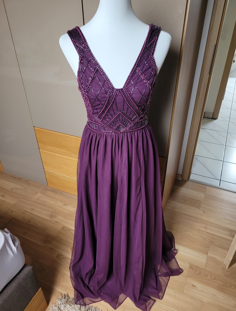 asos maxikleid abendkleid neu S