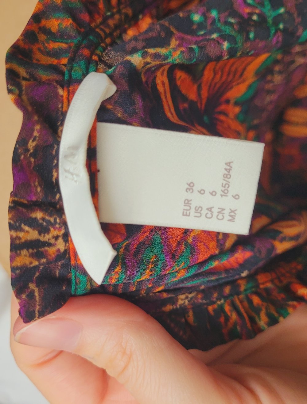 H&M maxikleid s 36 blumenmuster neu