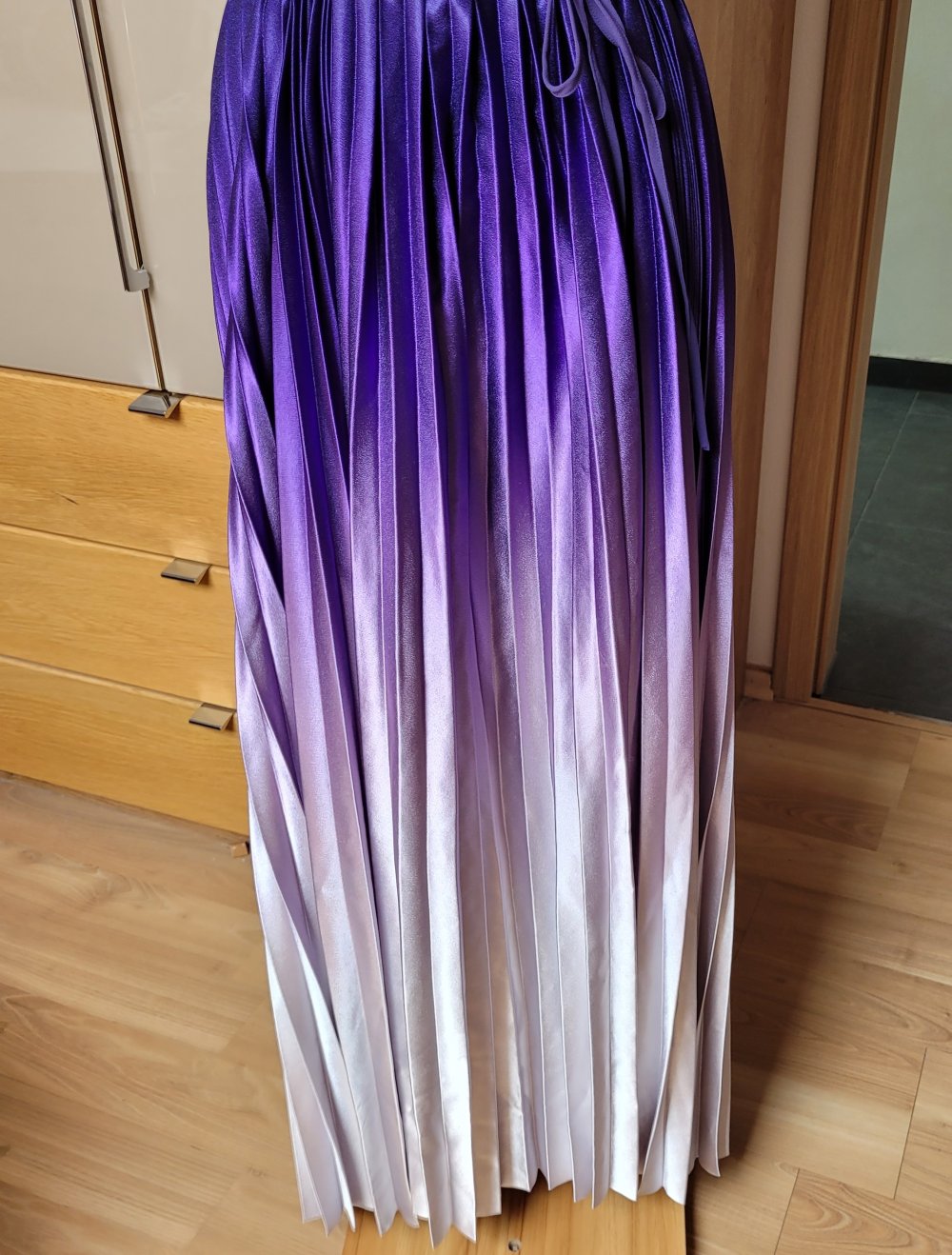 Tommy hilfiger kleid maxikleid plissee L 40