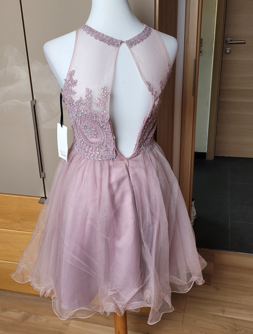 Laona Minikleid Cocktailkleid xs neu tüll pailetten