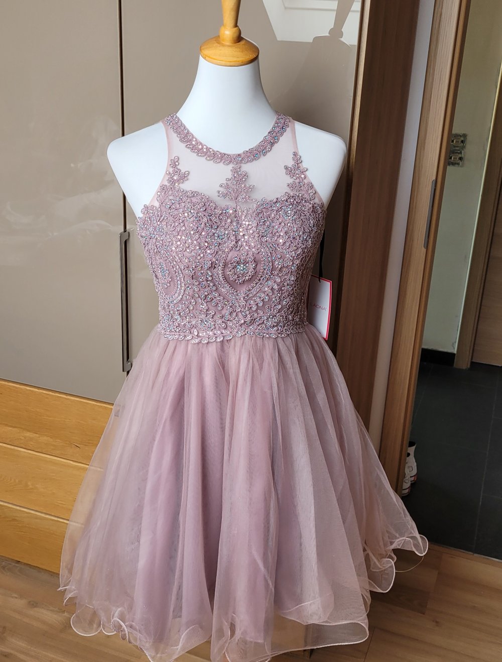 Laona Minikleid Cocktailkleid xs neu tüll pailetten