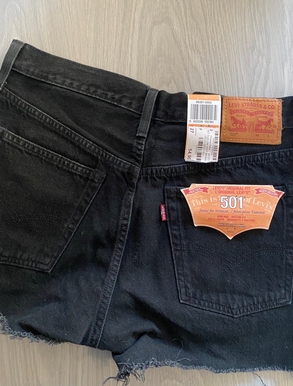 Levi‘s 501 Shorts Schwarz GR 27