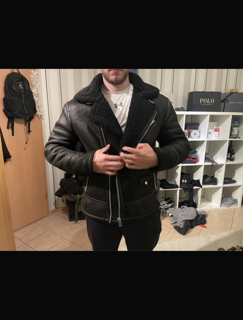 Lederjacke