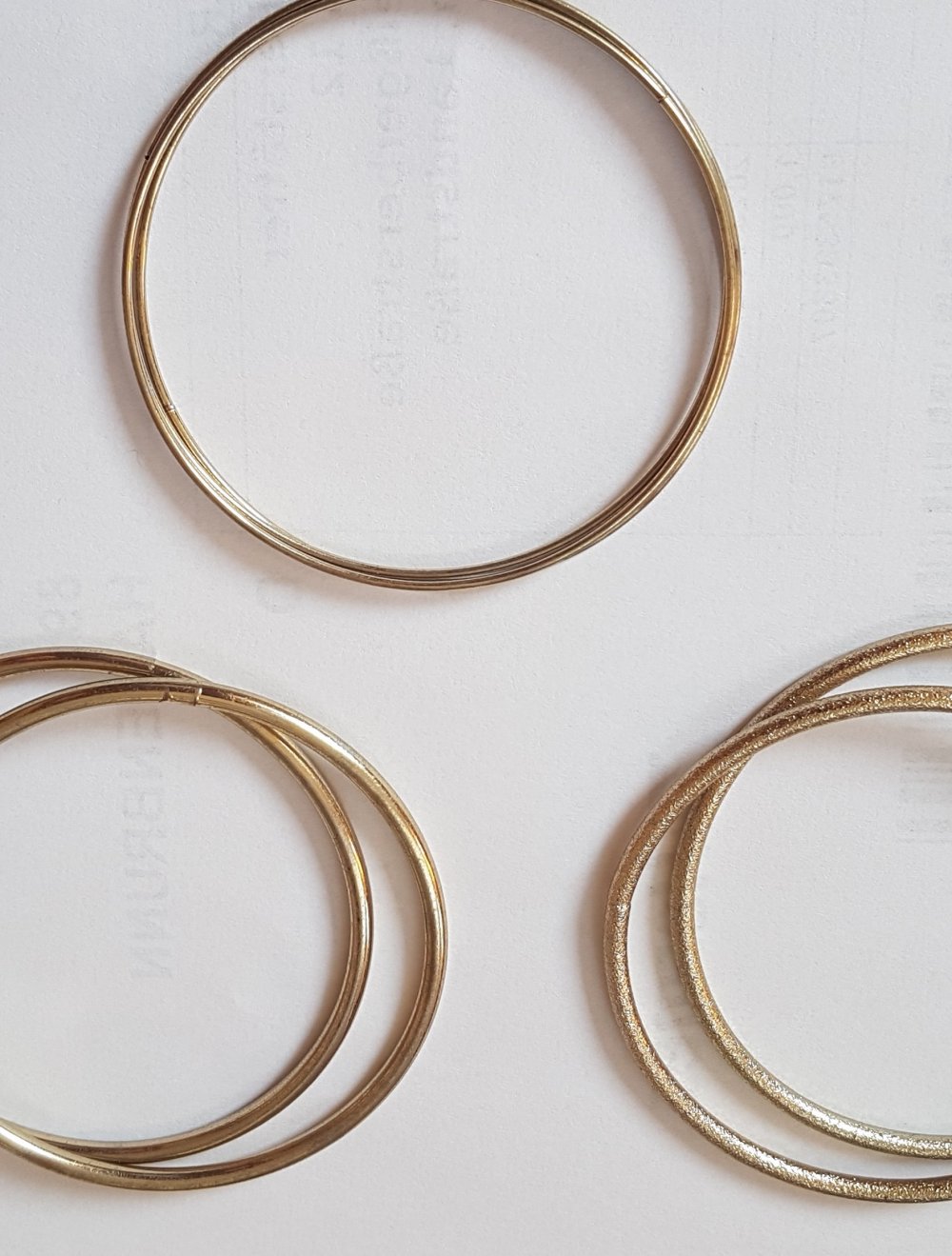 Neue diverse armreifen gold