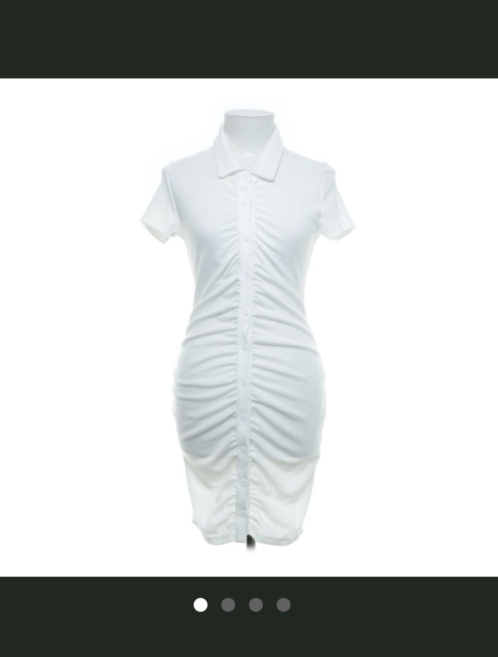 neues weißes Blusen kleid