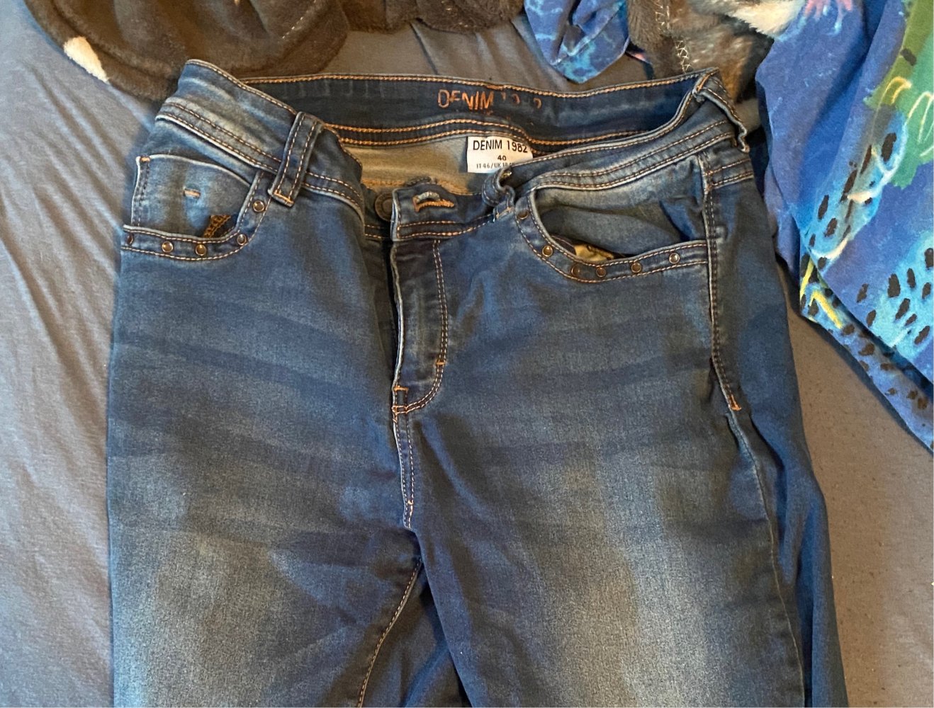 Jeans blau