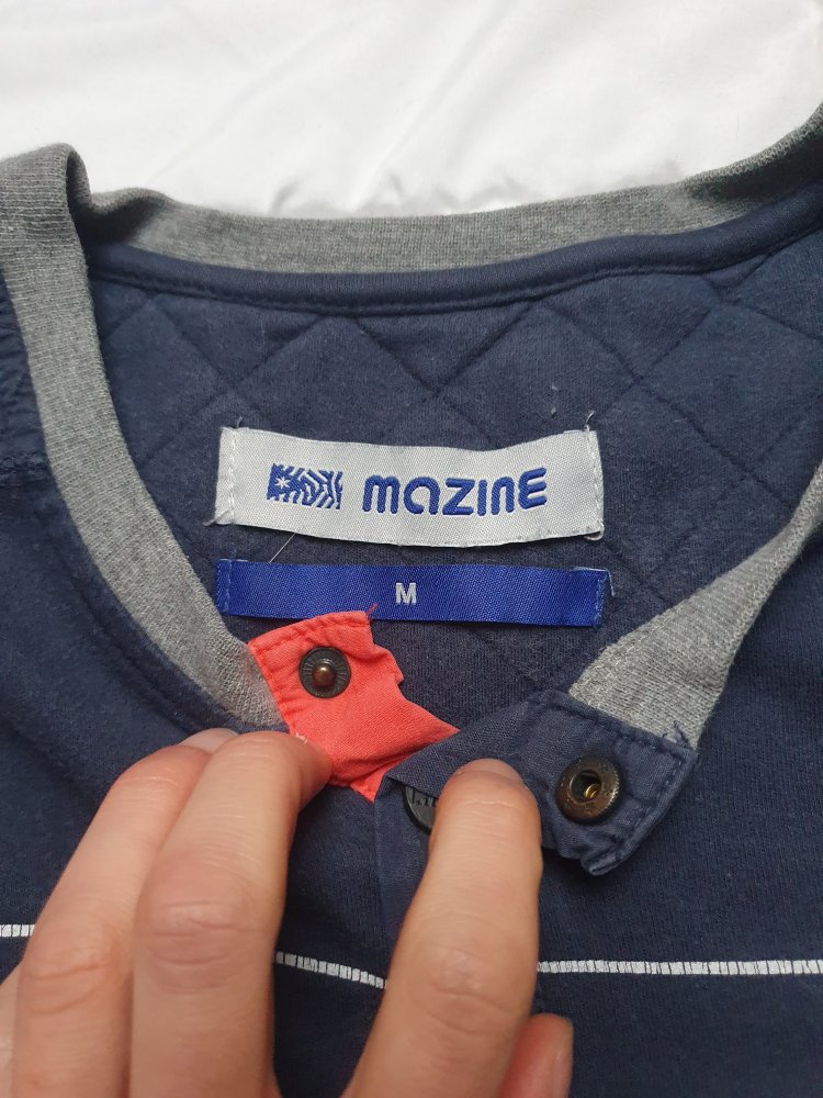 Mazine Pullover blau M 