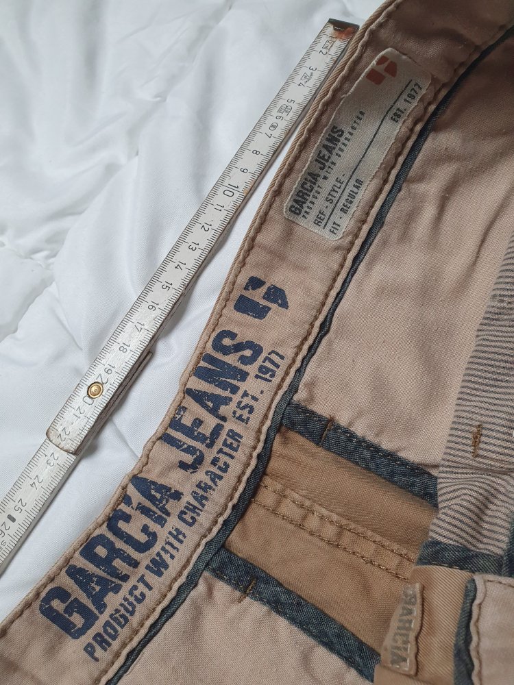 kurze Hose Shorts in beige Braun von Garcia Jeans in Größe M