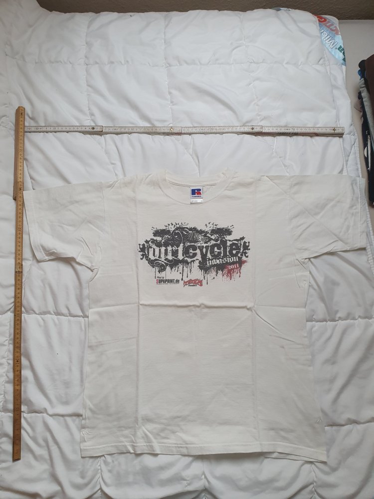 dirt cycle invasion 2011 Event T-Shirt Merch Weiß Titus S