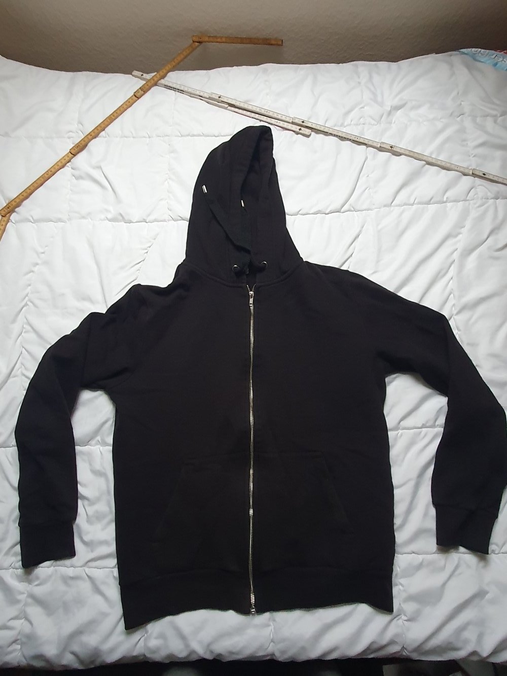 Jacke Sweatjacke Kapuze von H&M in schwarz Größe M