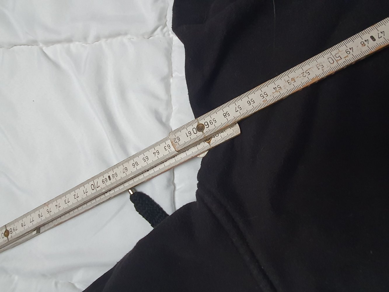 Jacke Sweatjacke Kapuze von H&M in schwarz Größe M