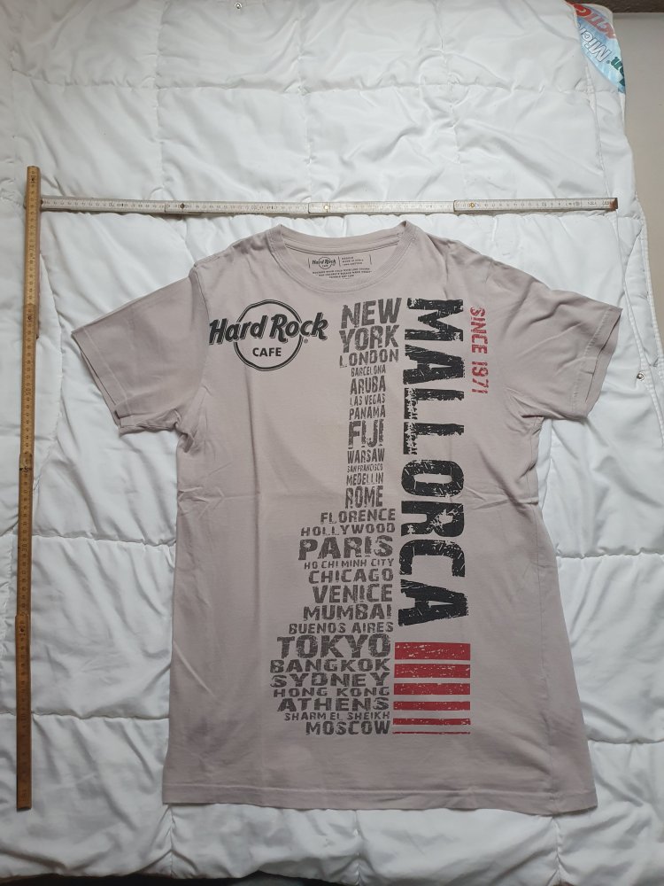 Hard Rock Cafe T-Shirt Mallorca grau M 