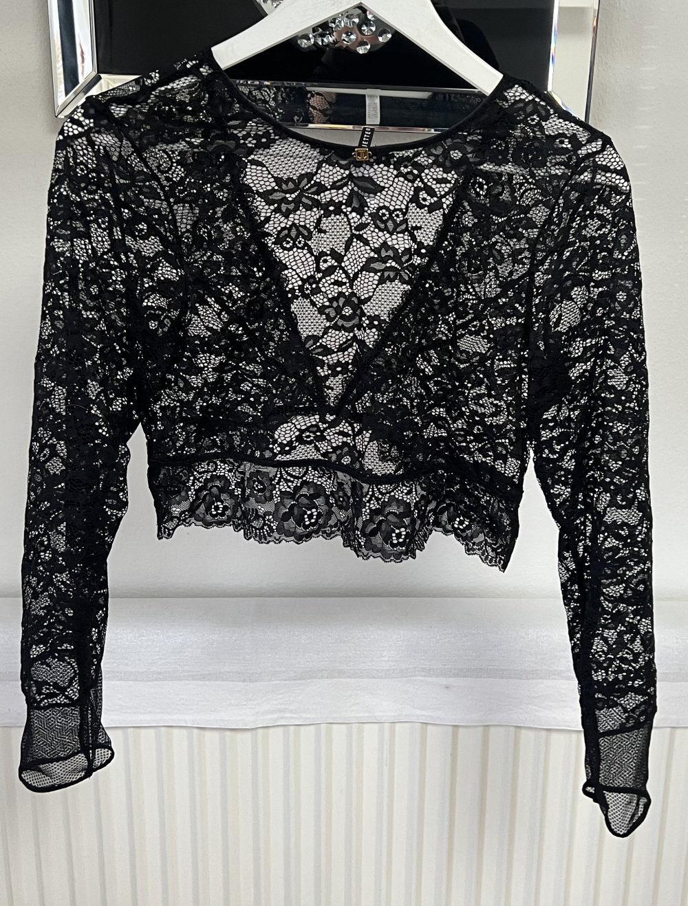 Spitzen Bolero Gr. 44 schwarz