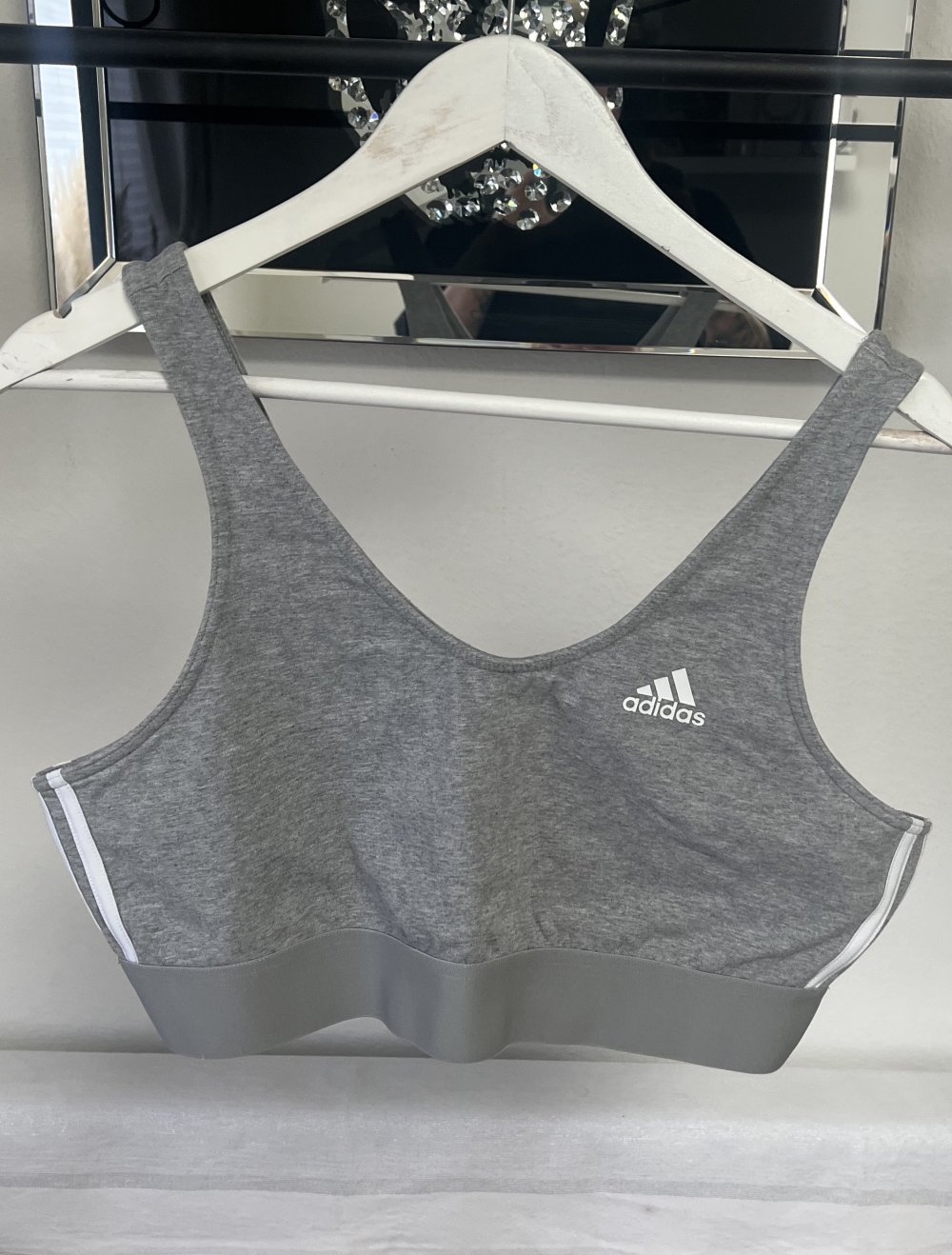 Adidas Sport BH Gr. 2XL - grau
