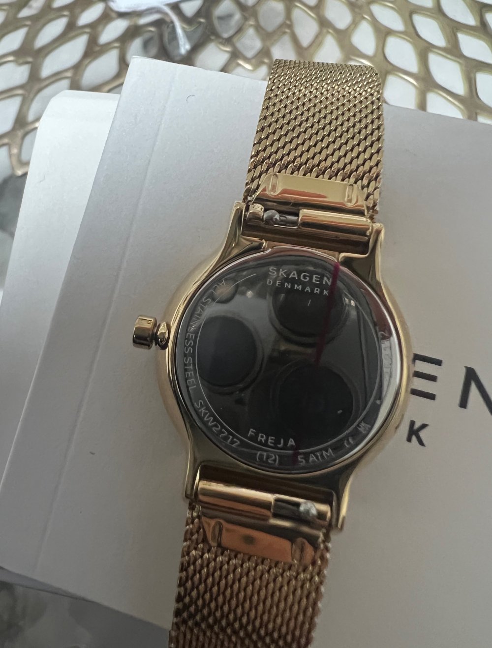 Skagen Damen Uhr gold