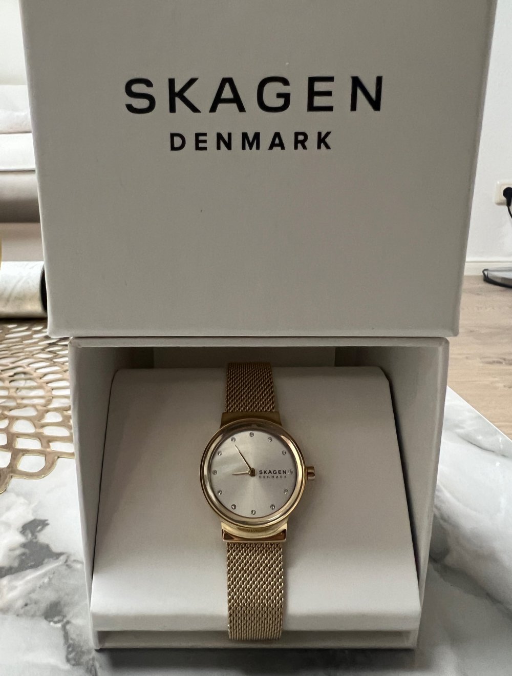 Skagen Damen Uhr gold