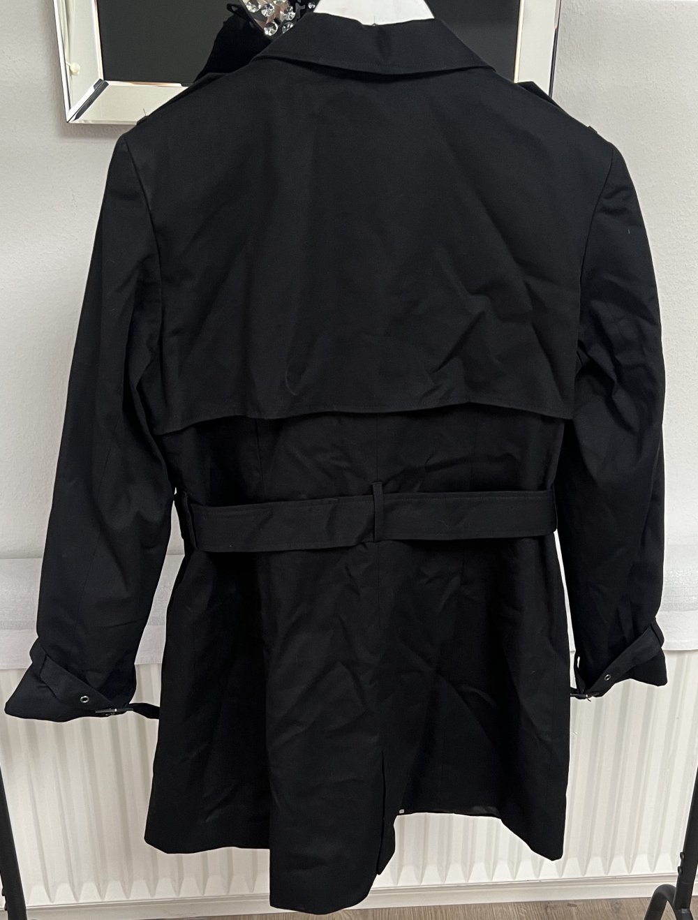 Trenchcoat schwarz Gr. XL