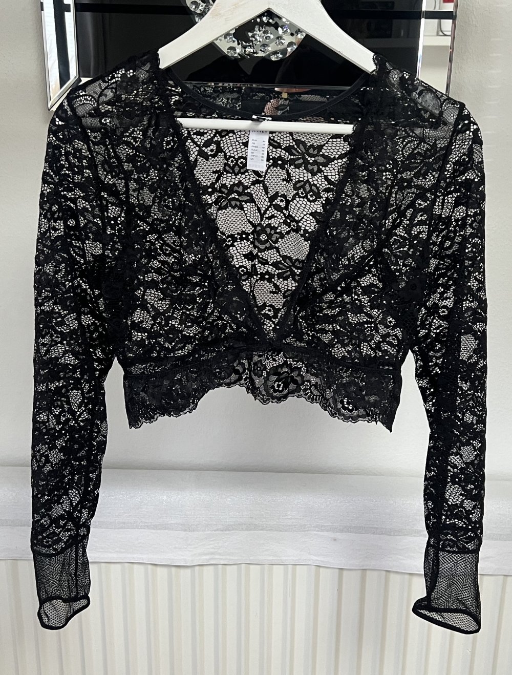 Spitzen Bolero Gr. 44 schwarz