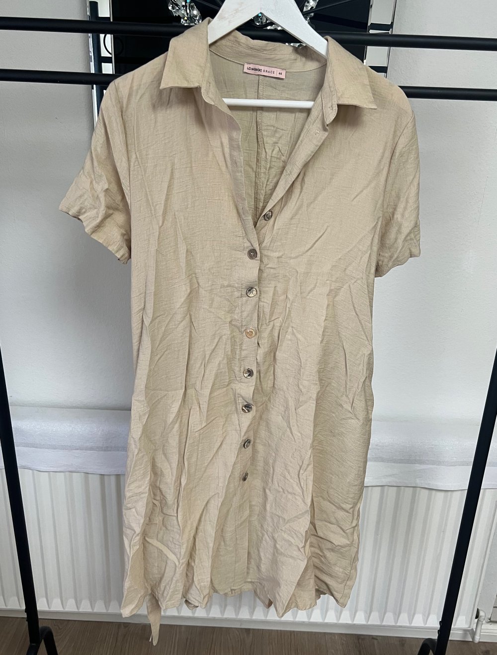 Sommerkleid beige Gr. 44