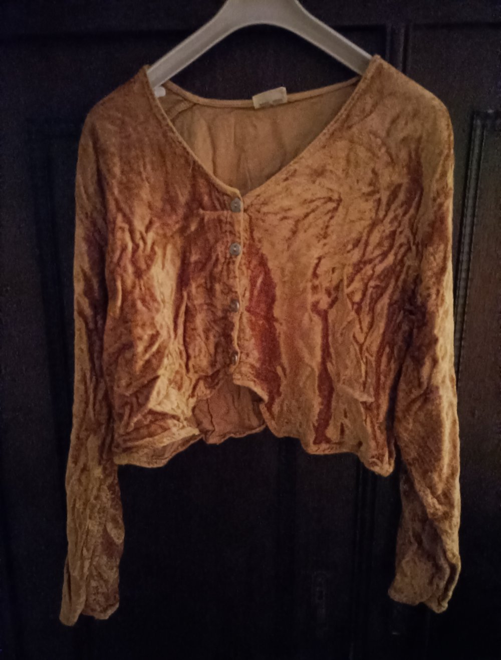 kurze Jacke Samt