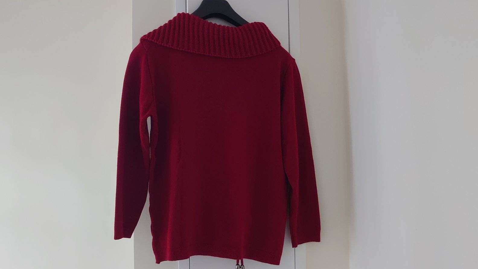 Pullover Vintage retro rot Schleife Größe xl