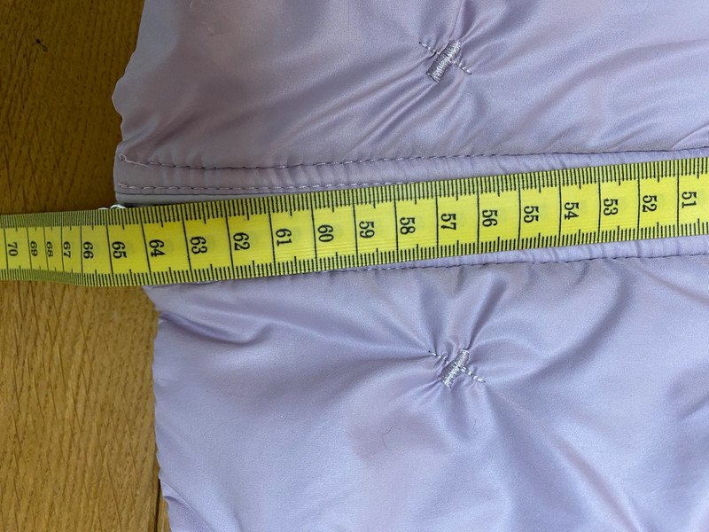 Weste Steppweste Peter Hahn 40 Neu Flieder grau silber