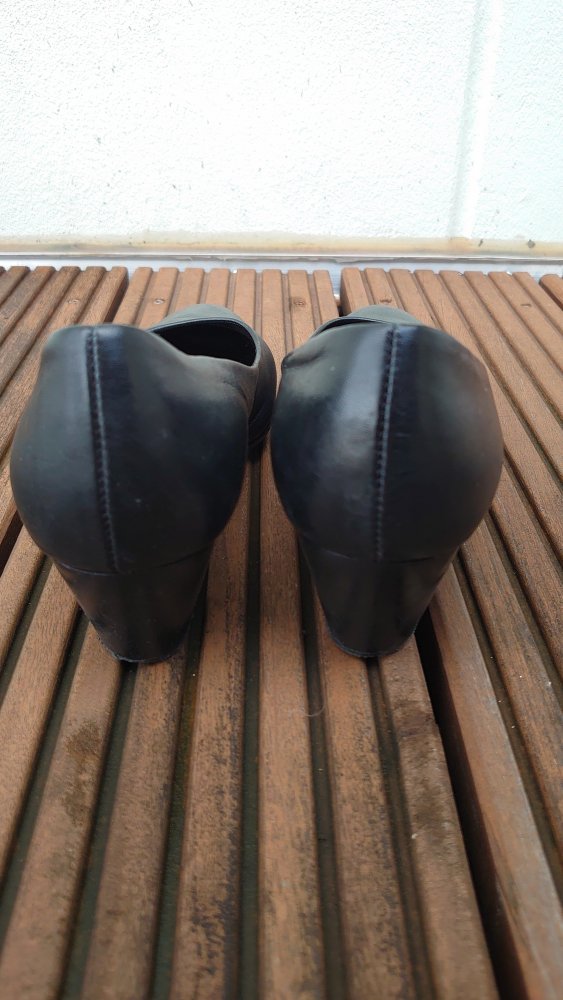 Schuhe Absatzschuhe Gabor comfort Easy walk Schwarz Vintage Leder Größe 5 (38) 