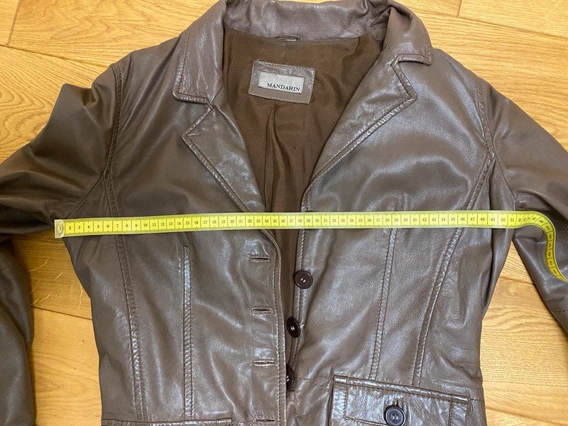 Lederjacke Jacke Mandarin Größe 40 Leder