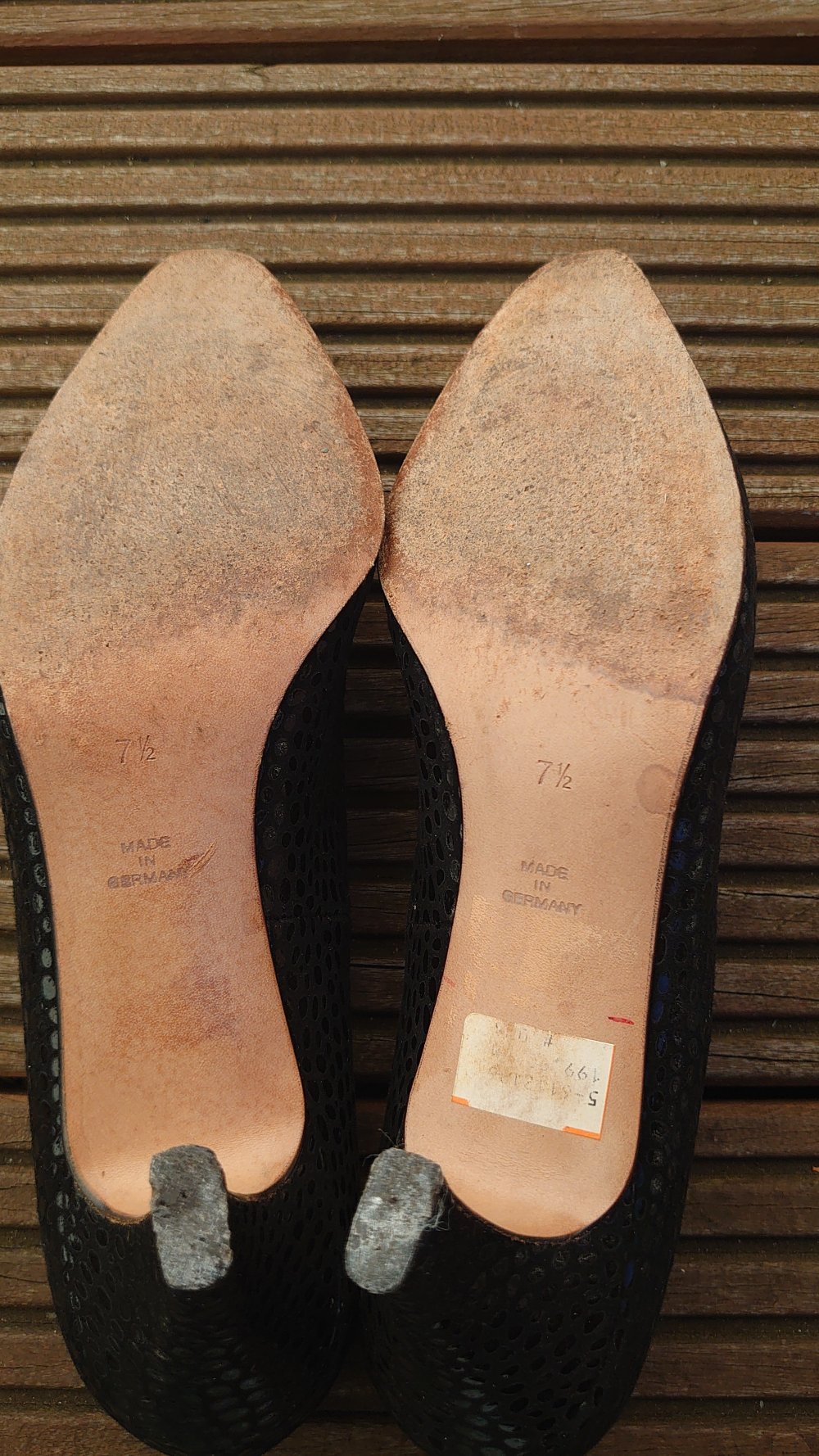 Schuhe Absatzschuhe Pumps schwarz Peter Kaiser Vintage Größe 7,5 (40,5) 